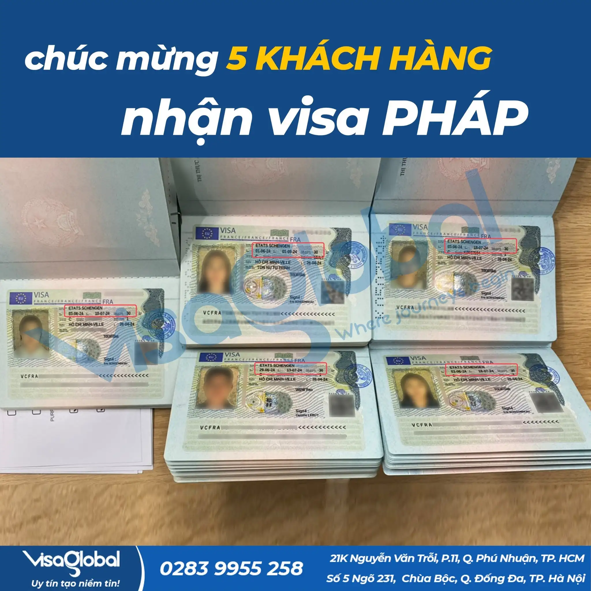 Dịch vụ làm visa Pháp trọn gói tại TPHCM và Toàn Quốc